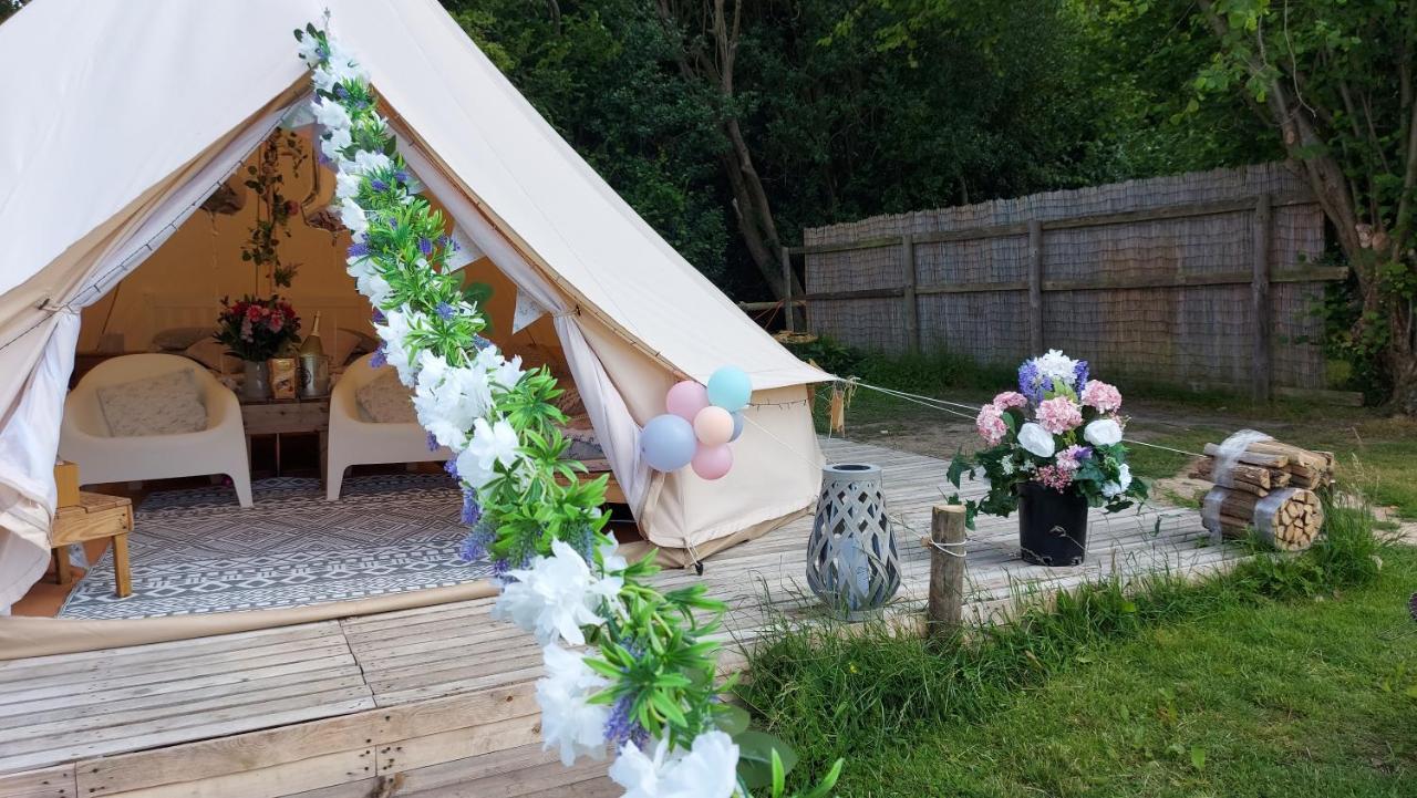 Hopgarden Glamping - Luxury 6M Bell Tent Wadhurst Zewnętrze zdjęcie