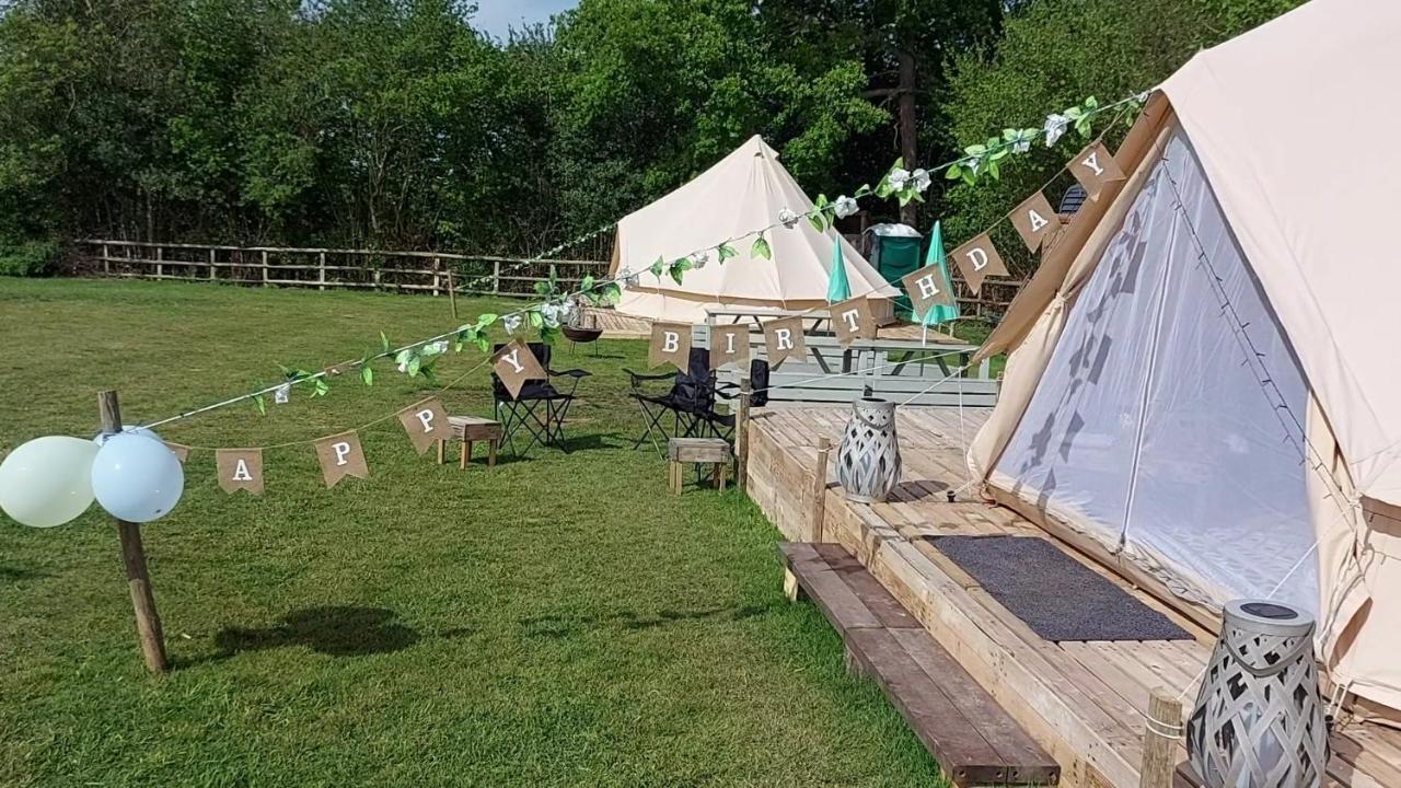 Hopgarden Glamping - Luxury 6M Bell Tent Wadhurst Zewnętrze zdjęcie