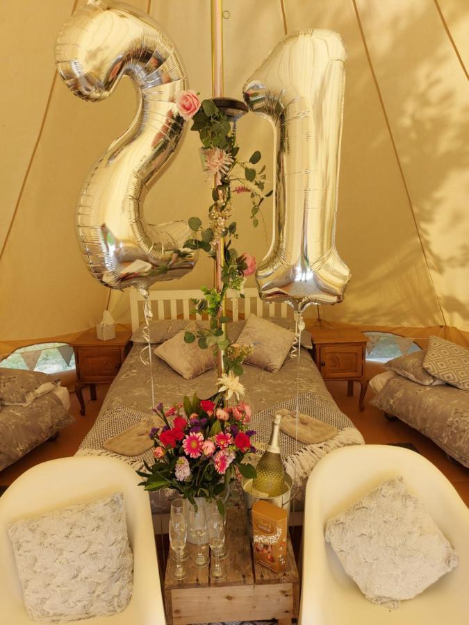 Hopgarden Glamping - Luxury 6M Bell Tent Wadhurst Zewnętrze zdjęcie